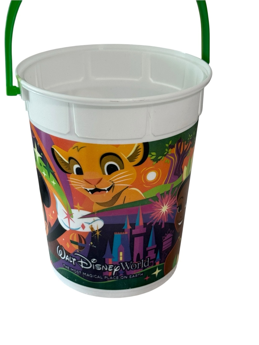 Walt Disney World Popcorn Bucket Mickey Mouse Simba Tiana Moana Souvenir‎